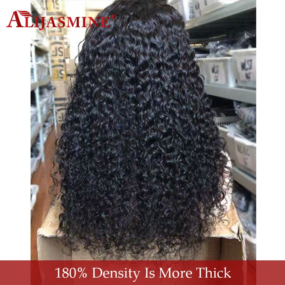 Зимний парик кудрявые 360 кружевные фронтальные человеческие волосы парики 130 150 180