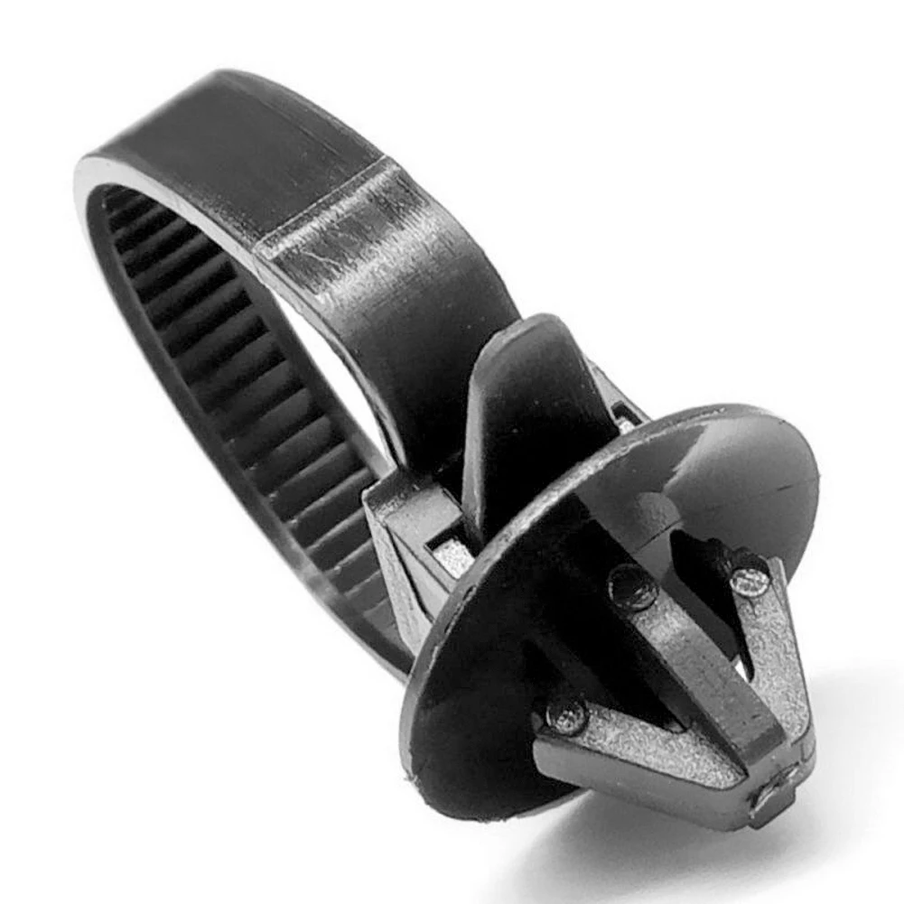 

Super discount 50pcs Nylon Cable Tie Fastener Clips Car Loom Hose Clamp Fastening Zip Strap Cable Bundled Wire Band Clip Tools