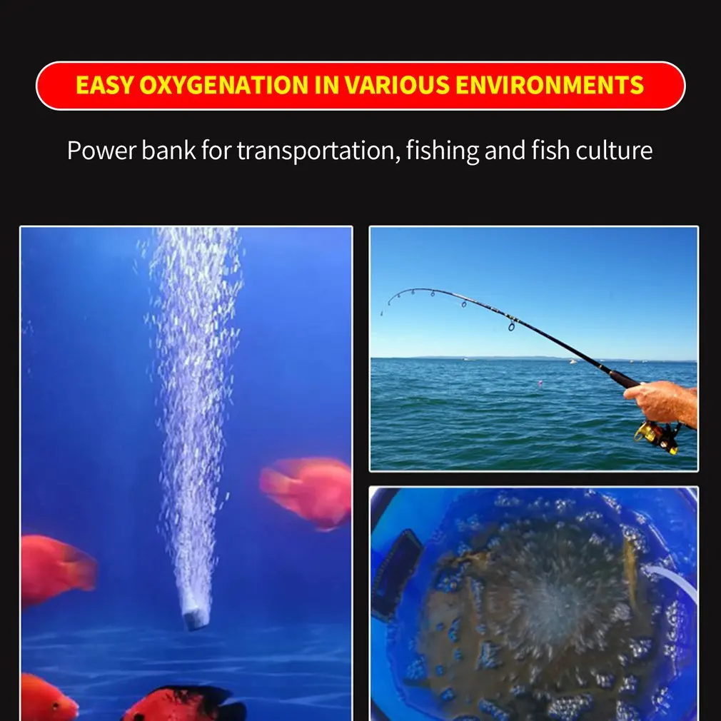 

Portable USB Mini Fish Tank Aquarium Air Pump Silent Oxygen Energy Saving Supplies Aquatic Terrarium Fish Tank Accessories