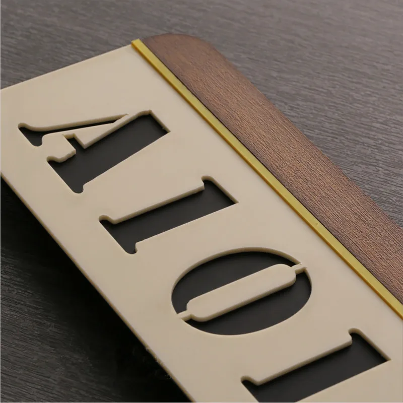 Акриловые цифры для квартир адресный знак комнат в отеле уличный блок напольная