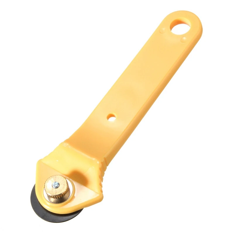 Желтый взрослых роликовых ножовочное полотно круг для резки ткани круглый резак