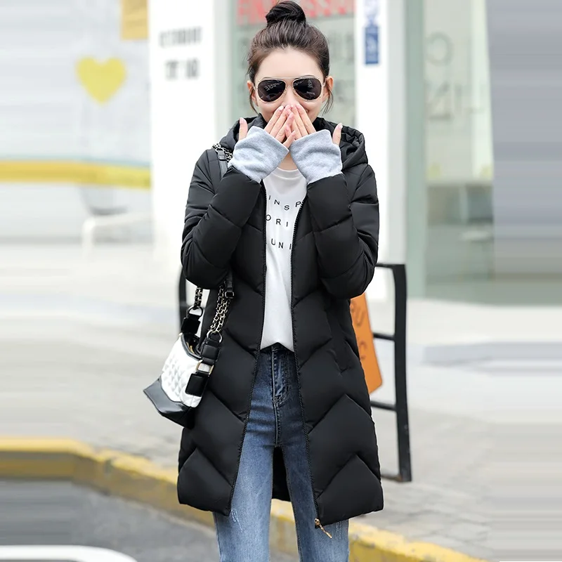 Женское зимнее теплое пальто с капюшоном модель 2020 года женская зимняя парка