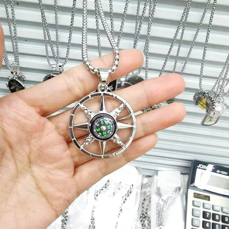 Цепочка с подвеской в стиле хип-хоп для мужчин и женщин длинное ожерелье из