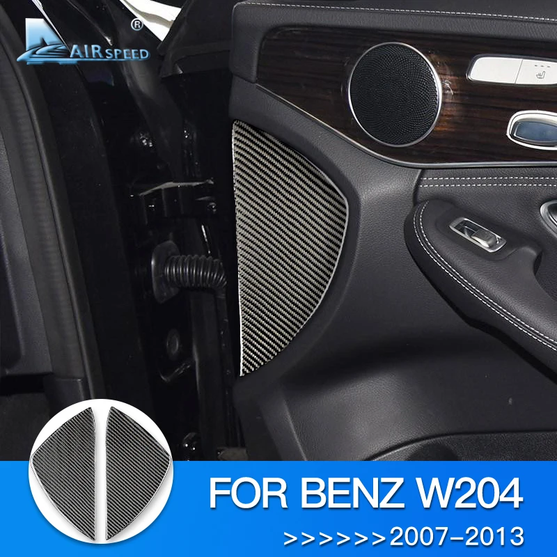 

AIRSPEED for Mercedes Benz W204 AMG Accessories for Mercedes Benz W204 Carbon Fiber Sticker Interior Trim Car Door Groove Decal