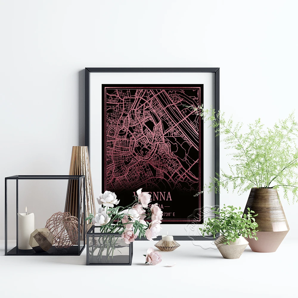 Постер с изображением туристического города настенные художественные принты в