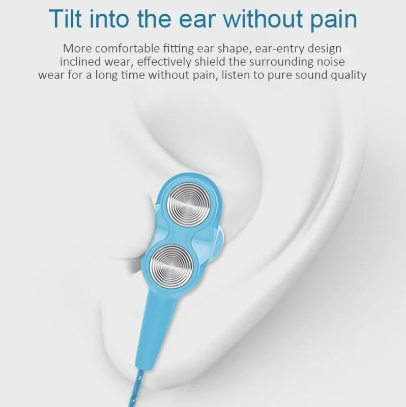 CHYI в ухо спортивные наушники с микрофоном дешевые 3 5 мм универсальный игровой