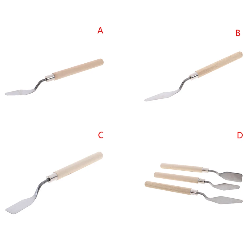 Профессиональный набор шпателей из нержавеющей стали палитра нож для живописи
