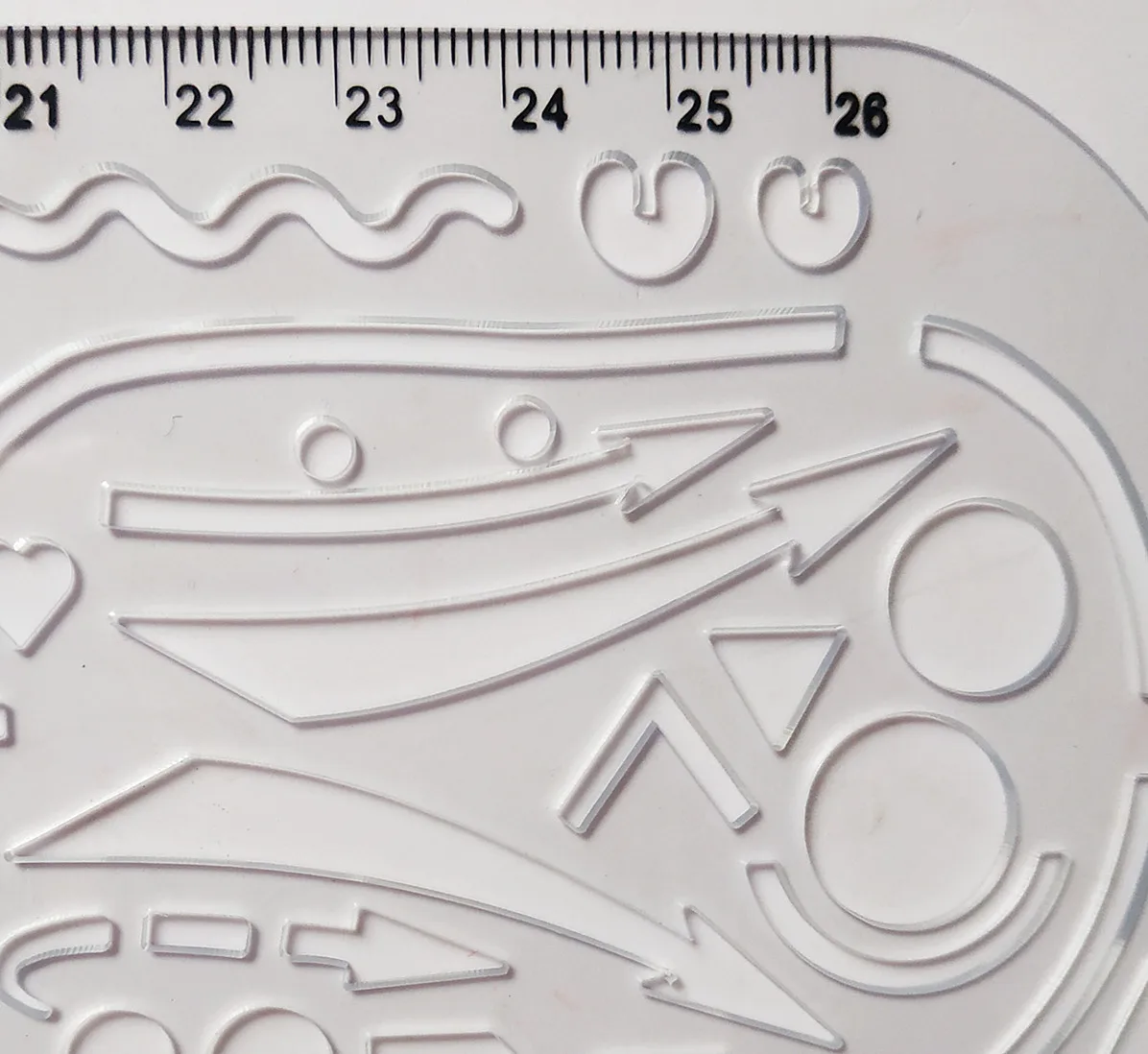 

Operation ruler of military plotting-type 1 plotting ruler