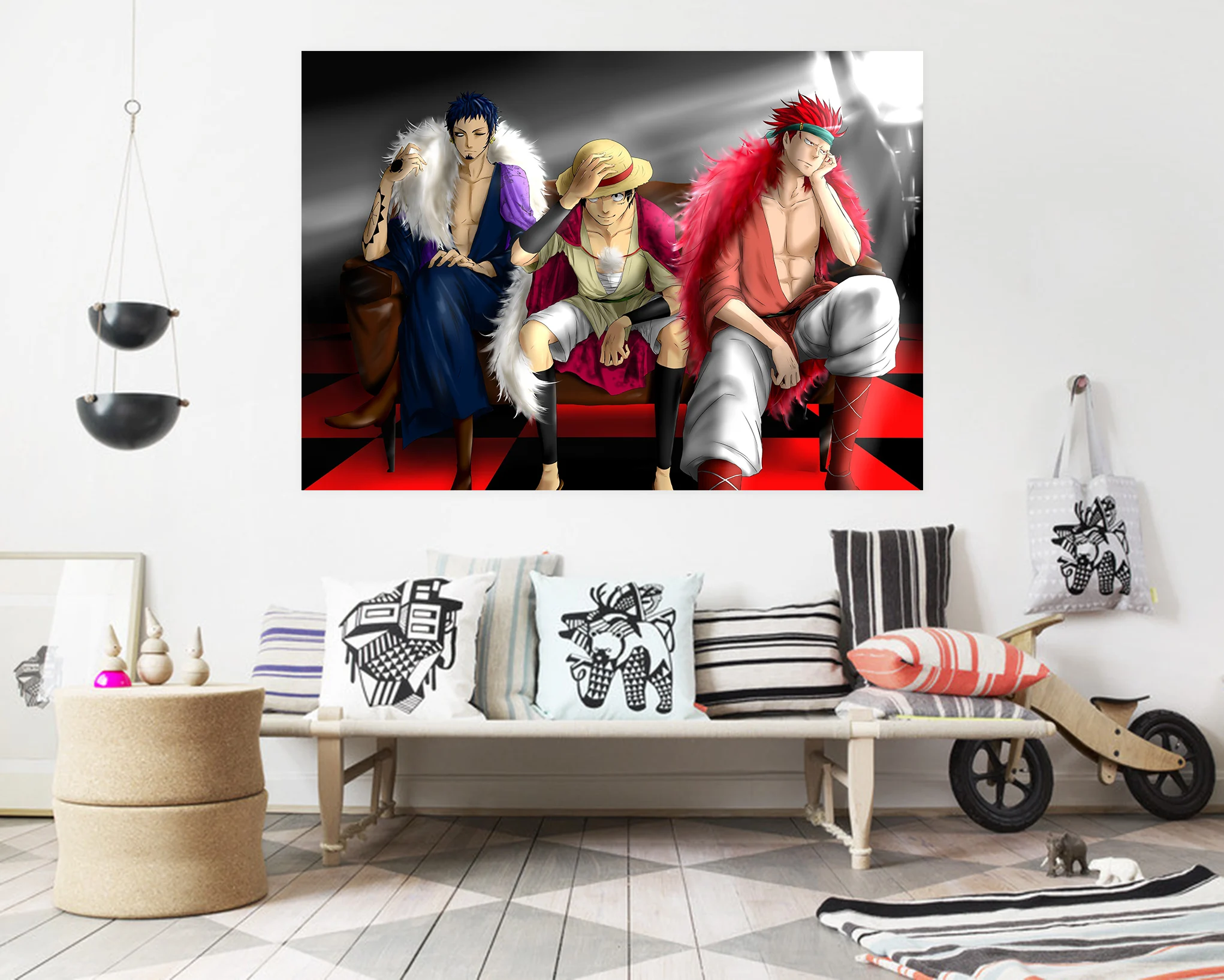 [Самоклеющиеся] 3D одна штука 154 Японские Аниме настенные наклейки AJ обои