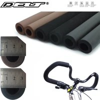 bicycle bike butterfly handlebar grip matte soft foam sponge handle bar 50cm black brown mtb fixed gear mountain accessories