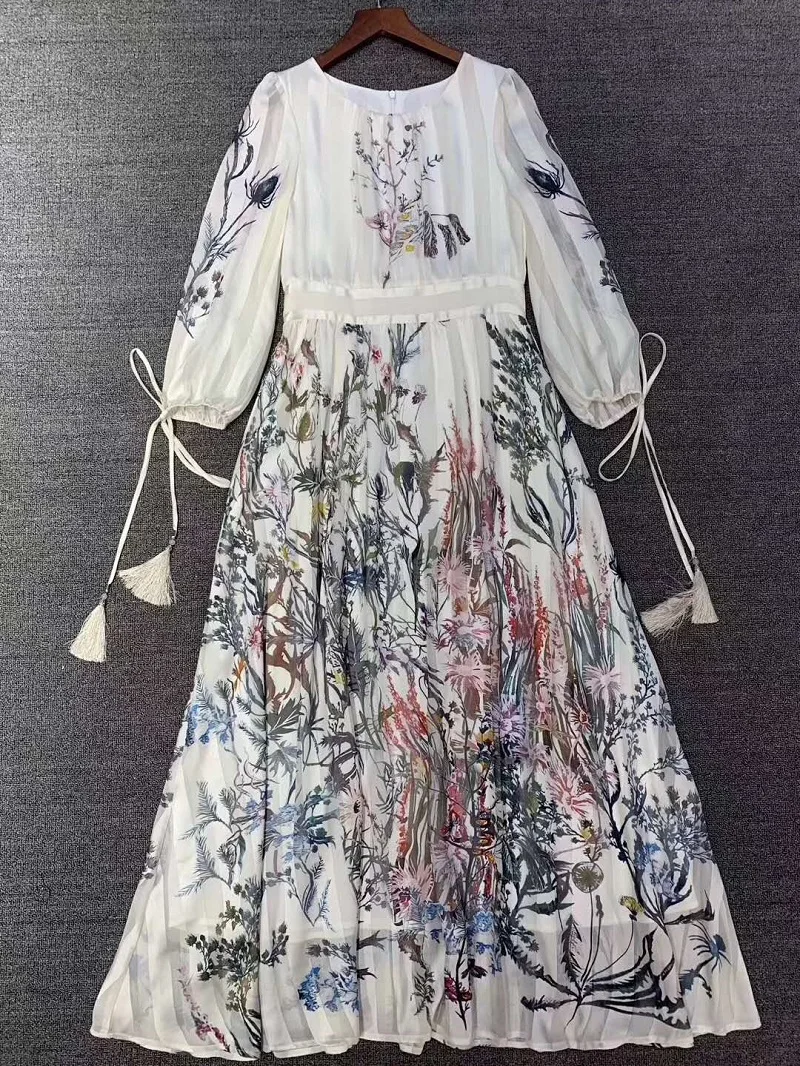 Женское длинное пляжное платье повседневное праздничное макси в богемном стиле