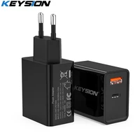 keysion pd fast charger 18w dual usb quick charge 3 0 charger for iphone 13 12 11 samsung xiaomi mobile phone charger adapter