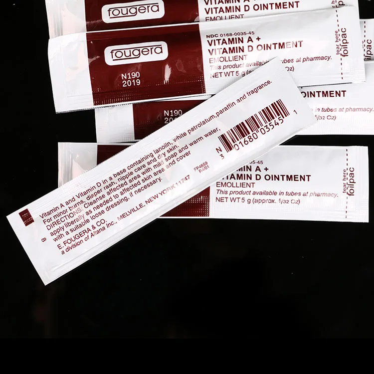 

50pcs/lot Tattoo Recovery/Anti-Scar Cream Vitamin A+Vitamin D Ointment Top Tattoo Repairing Cream
