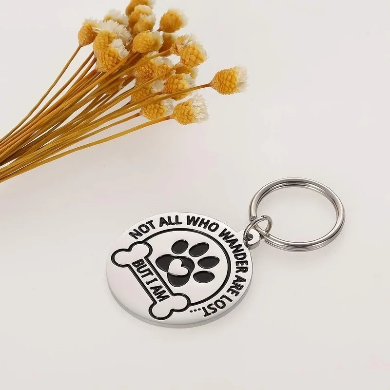 

Two-Side Anti Lost Engraved Pet Tages for Pet Love Personalized Collar Stainless Steel Dog ID Tag Collar Accessory Dropshipping