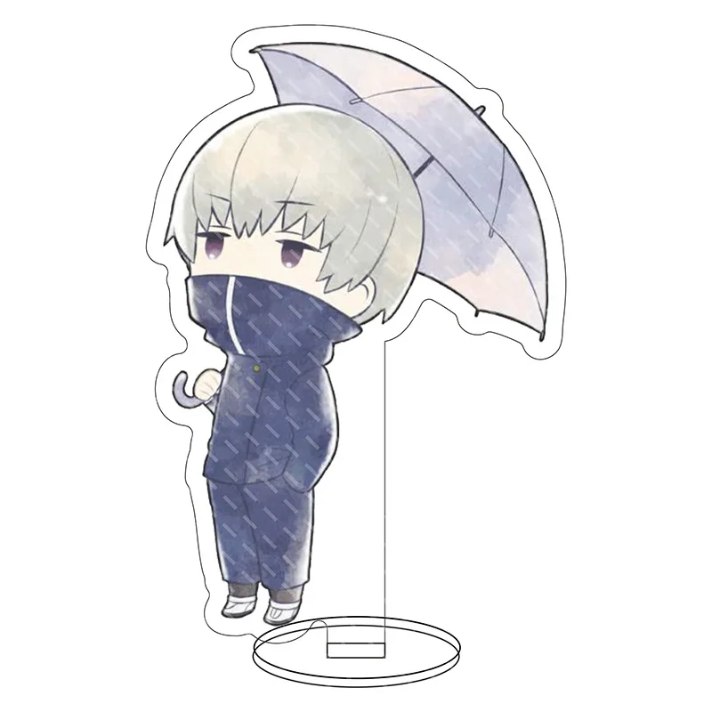 

Cartoon Jujutsu Kaisen Cute Q Version Acrylic Stand Model Cool Gojo Satoru Action Figure Decoration Cosplay Anime Lovers Collect
