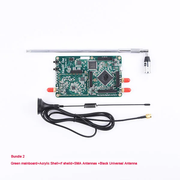 HackRF одно программное радио(SDR) макетная плата 1 МГц-6 ГГц с антенна SMA+ черная универсальная Антенна и акриловая оболочка