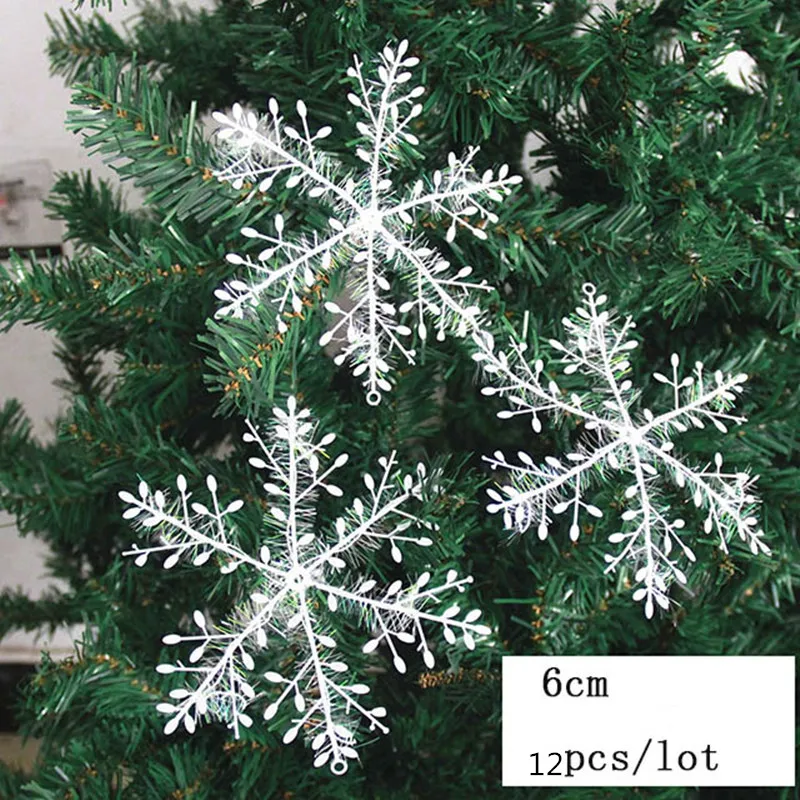 12Pcs 6cm 12 шт красный бант счастливого Нового года орнамент счастливого Нового года рождественские украшения принадлежности бант для рождественской ёлки украшения безделушки - Цвет: 12Pcs 6cm