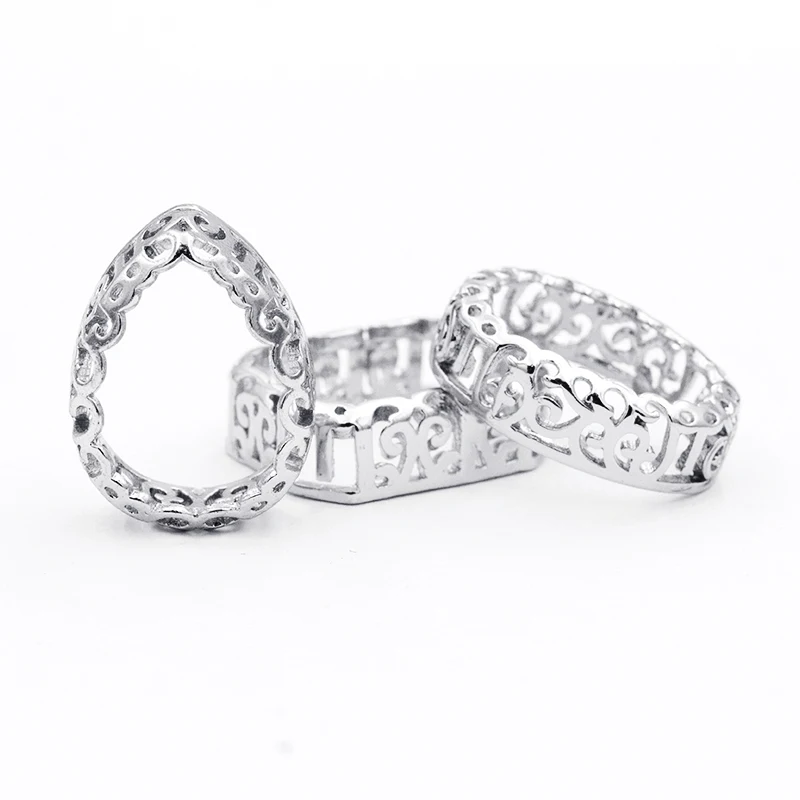 Подвеска гнездо XIAOPU для шитья 20 шт. серебристые золотистые медные Подвески