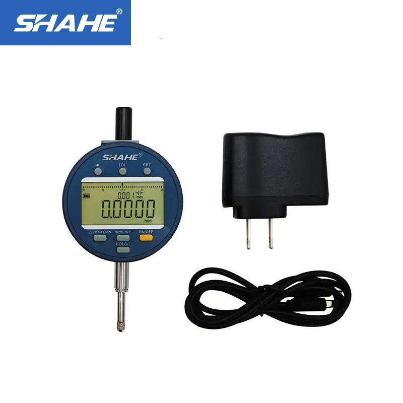 

SHAHE Digital Dial Indicator 0.5''/12.7 mm High Resolution 0.0005 mm Accuracy 0.003 mm Digital Probe Indicator Dial Test Gauge