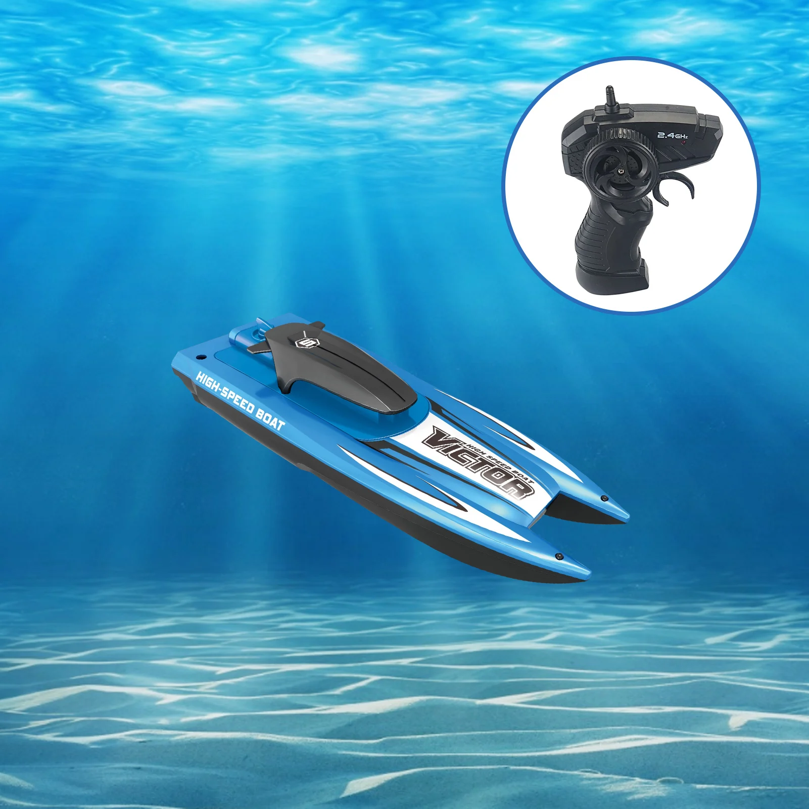 

2.4GHz RC Boat High Speed Boat T 15 Infrared RC Yacht Waterproof Helmet Motors Boat Remote Control Boats Water Toy