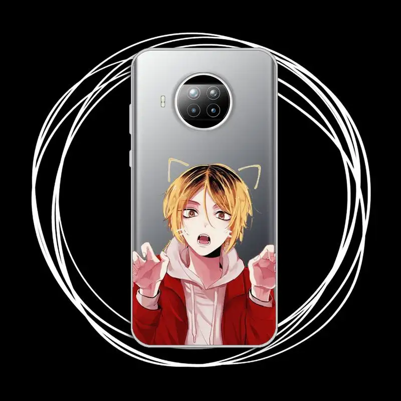 

Cute Japan Anime Oya Haikyuu Phone Case Transparent for xiaomi redmi note 8 9 9s 11 10t lite pro