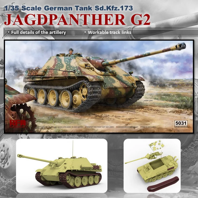 [Модель Rye Field] модель Ryefield RFM RM 5031 1/35 Sd.Kfz.173 Jagdpanther G2|Наборы для сборки моделей| |