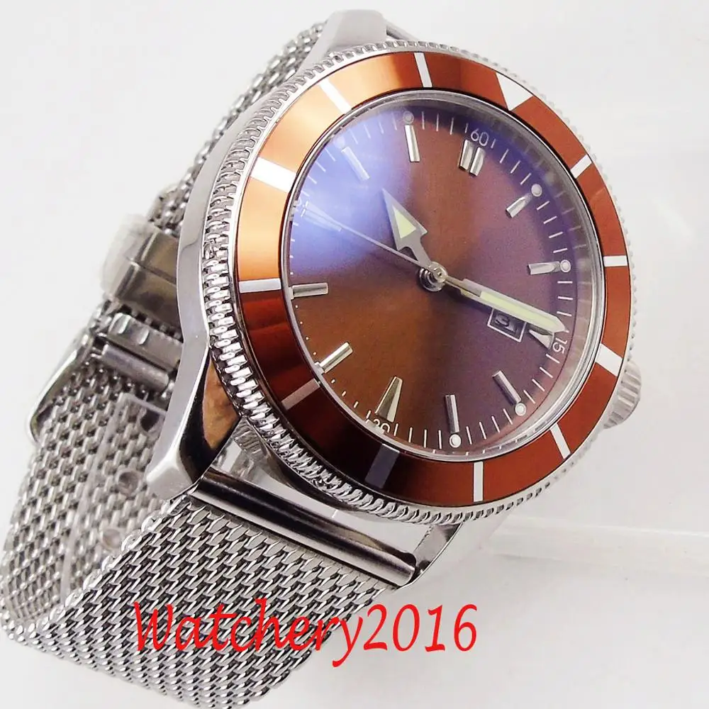 Часы Bliger Мужские автоматические брендовые Роскошные спортивные механические с