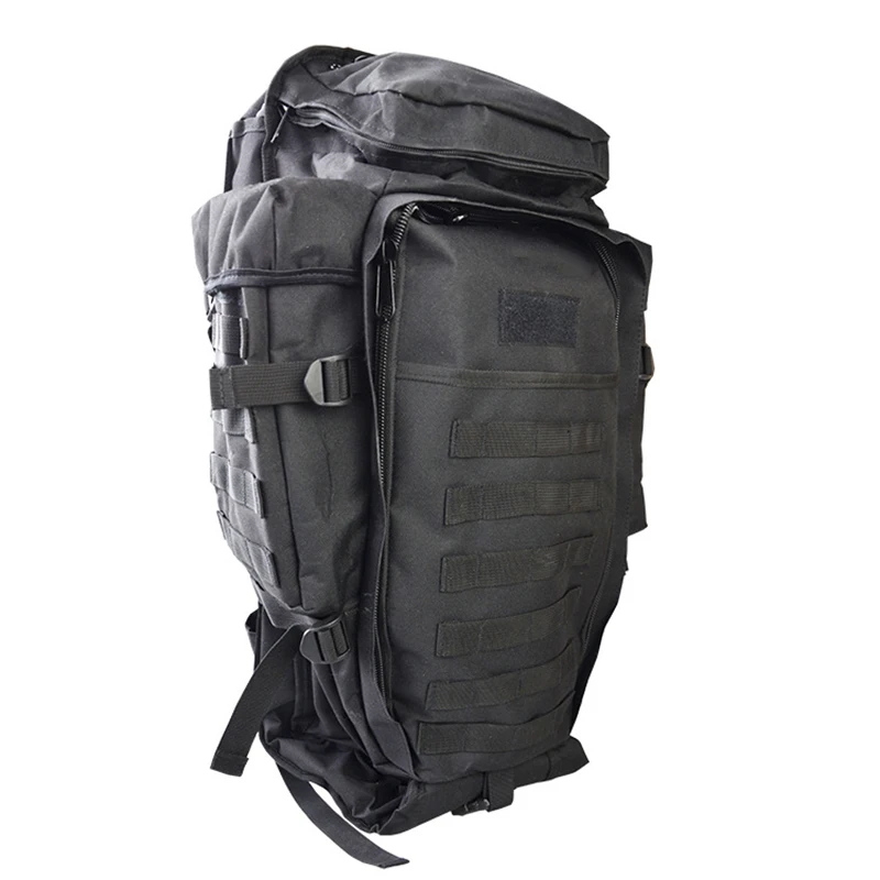 Black 60L Открытый тактический военный рюкзак армейская сумка рюкзак для охоты стрельбы для походов, альпинизма, туризма путешествий - Цвет: Black
