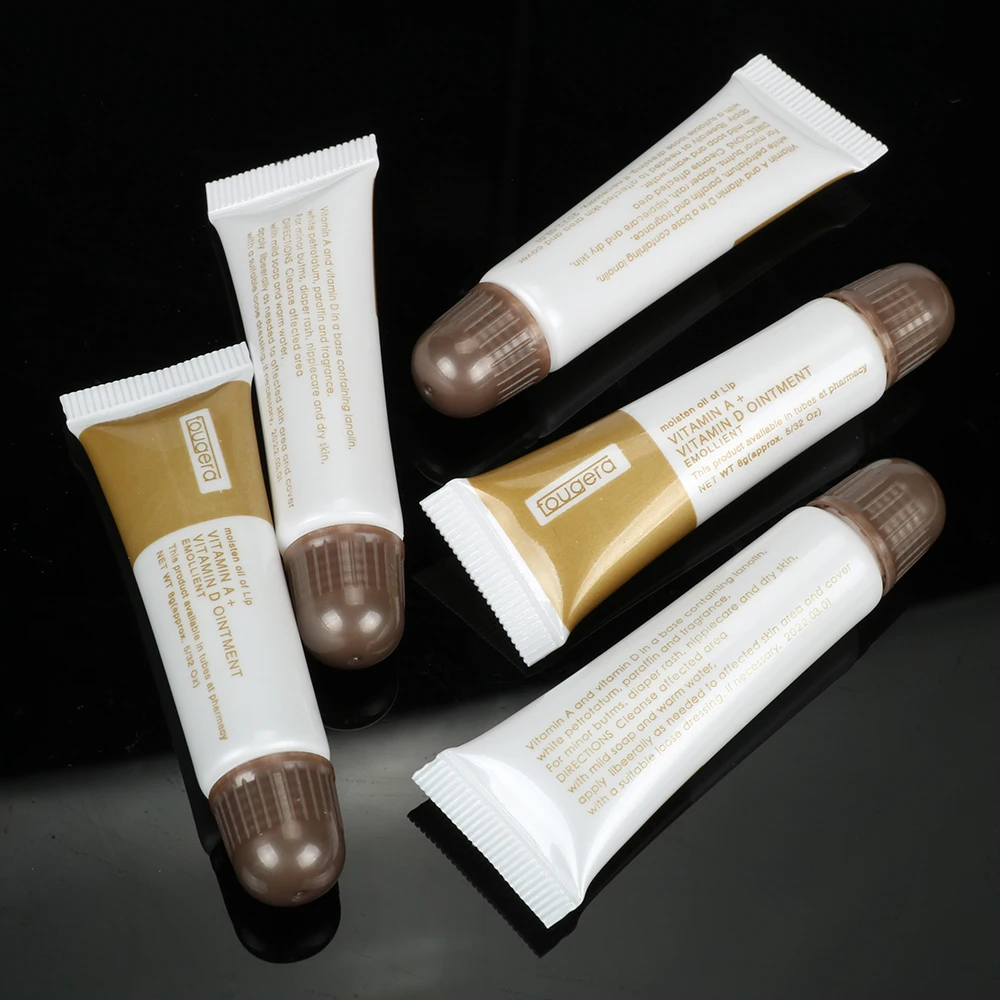 100pcs Tattoo Vitamin A D Aftercare Cream Gel Healing Eyebrow Lip Anti Scar Preserve Natural Permanent Makeup Care Ingredient