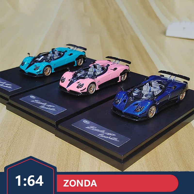 

LCD original Paganizonda HP 1:64 Zonda convertible simulation alloy car model