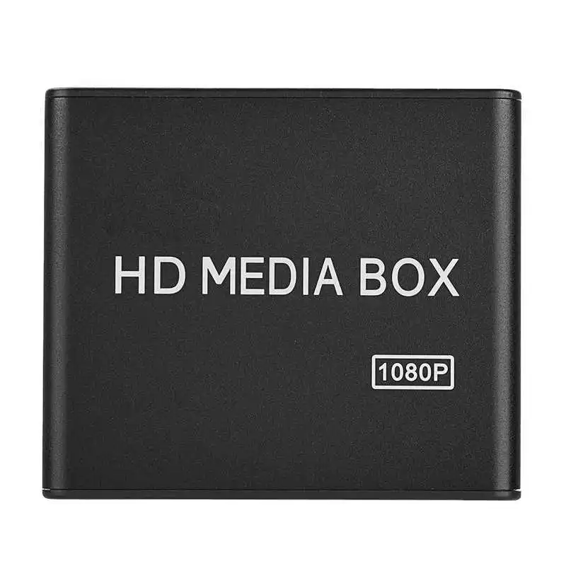 Мини медиаплеер 1080P Mini HDD медиа-бокс ТВ-бокс видео мультимедийный плеер Full HD с MMC