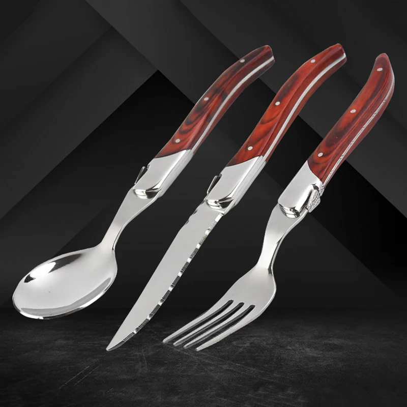 3 шт. столовые приборы из нержавеющей стали|Столовые сервизы| |