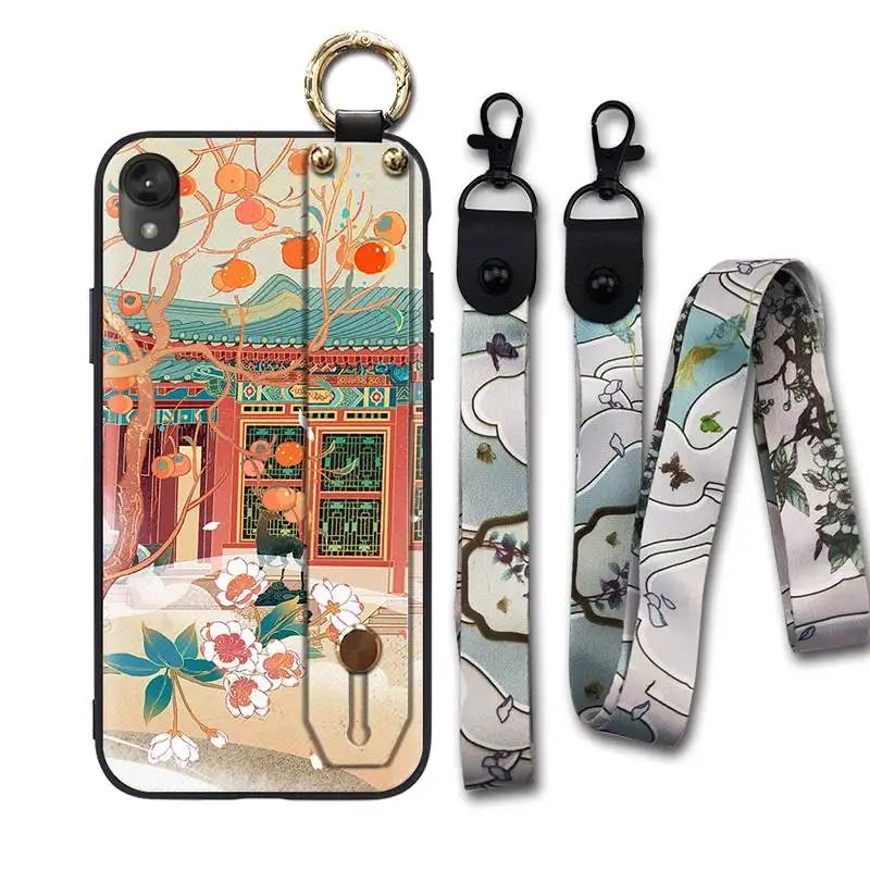 Чехол для телефона в китайском стиле MOTO E6 силиконовый ударопрочный