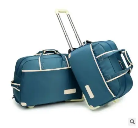 Водонепроницаемые нейлоновые дорожные сумки на колесиках чемодан для ручной