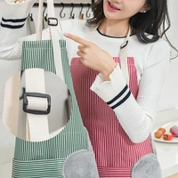 1pc apron waterproof oil proof kitchen waist apron with side hand towel kitchen cookware cute apron kitchen cooking accessories