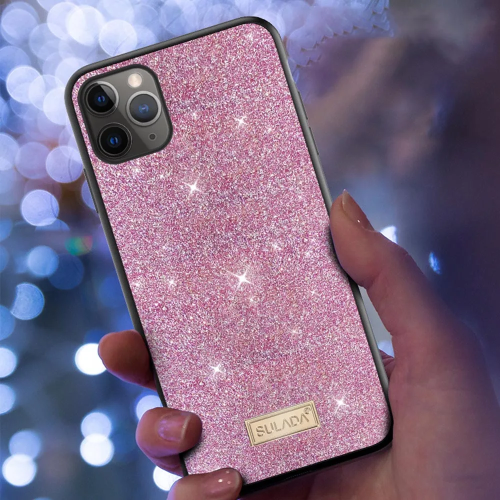 Для iPhone 11 Pro роскошный блестящий чехол для телефона TPU 11Pro Max 7 8 6 Plus XR X XS задняя