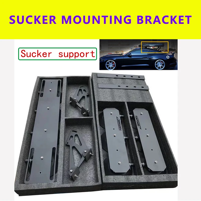 For Audi A1 A2 A3 A5 A6 A7 A8 TT sucker type roof bar bracket hatchback car rear window glass sucker mounting bracket sports car