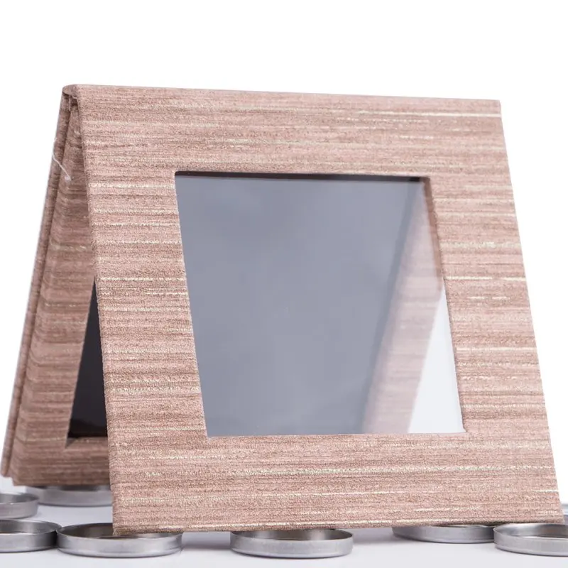 Лидер продаж пустая Магнитная палитра для макияжа деревянные декоративные тени