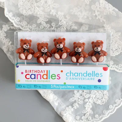 1 шт. милые торт ко дню рождения художественная свеча Свадебная вечеринка