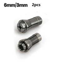 2pcs router bit collet alloy die grinder router 36mm bit shank adapter holds arbors shanks woodworking tools