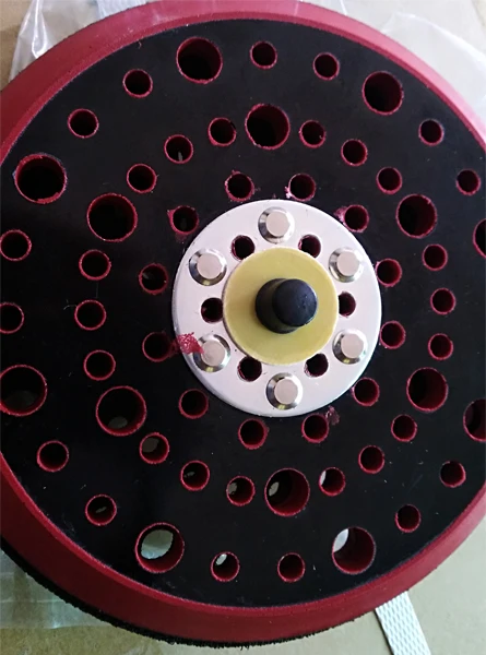 6 inches 54 holes 1 шт воздушные инструменты пневматические инструменты Палм орбитальная шлифовальная машина полировщик 6 дюймов с 54 отверстий - Цвет: 6 inches 54 holes