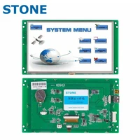 7 inch hmi serial lcd display module with program touch screen for equipment control panel stvc070wt 01