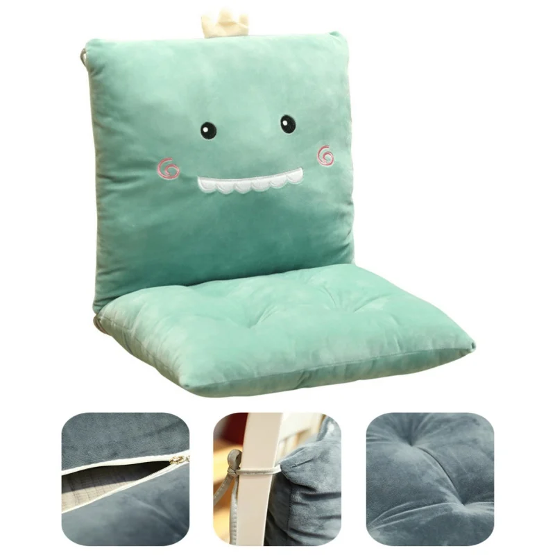 

Cartoon Siamese Cushion Office Chair Cushions Detachable Home Seat Cushion Pillow