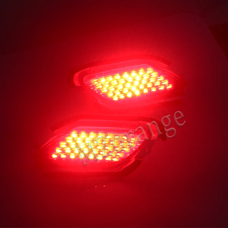 

MZORANGE For TOYOTA VIOS 2008 2009 2010 2011 2012 2013 Rear Tail Bumper Reflector Light Fog Lamp Brake Warning Light Car Styling