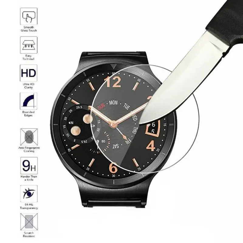 

High Quality 3Pcs For Samsung Galaxy Watch 46mm 42mm 9H Tempered Glass Anti-scratch Explosion Proof Screen Protector Glass Film