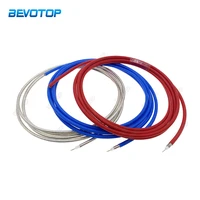 1m 3m 5m 10m semi flexible rg402 cable high frequency test cable 50ohm rf coaxial cable pigtail jumper blueredsilver