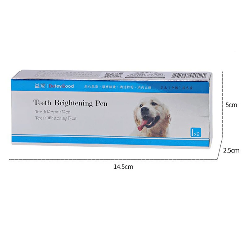 

5ml Dog Cat Teeth Cleaning Pen Pet Beauty Toothbrush Clean Kit Tartar Dental