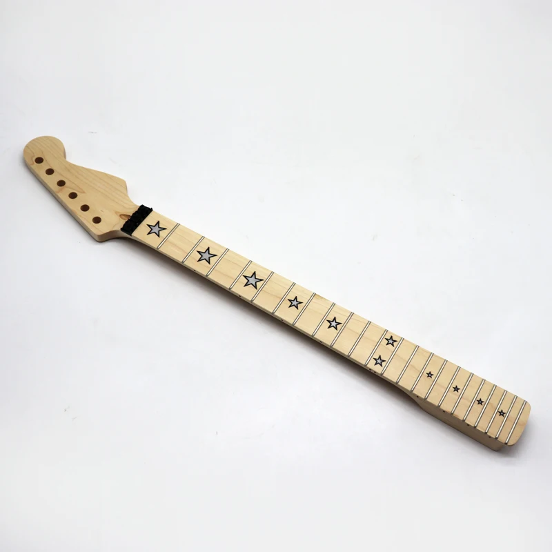 stern griffbrett st elektrische gitarre neck 6 string matte und hight gloss finish 22 fret kanada ahorn holz gitarre hals free global shipping