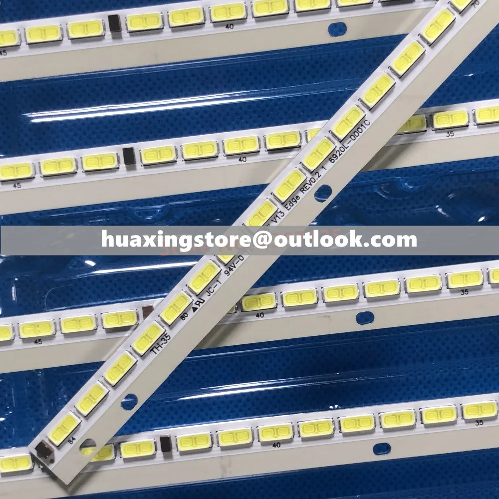 Для 55E610G LC550EUN( SF; сезон осень-зима F1) 6922L-0048A светодиодный Подсветка полосы 5" V13 край REV0.2 6920L-0001C 6916L1092A цельнокроеное платье 84 светодиодный 695 мм