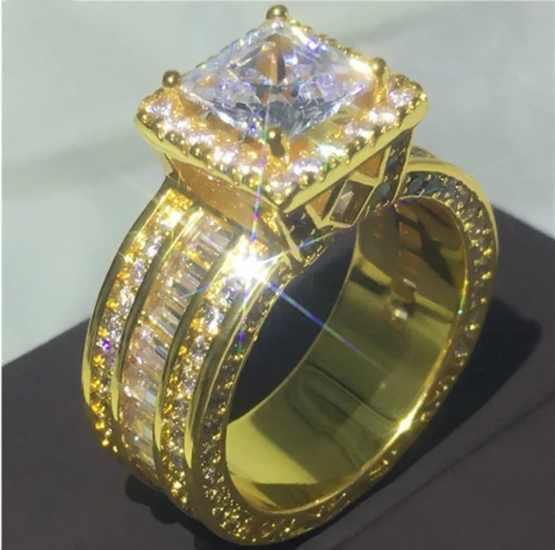 

New Fashion European And American Zircon Engagement Rings Women's Rings All-match Creative Luxury Bohemian Wedding Rings